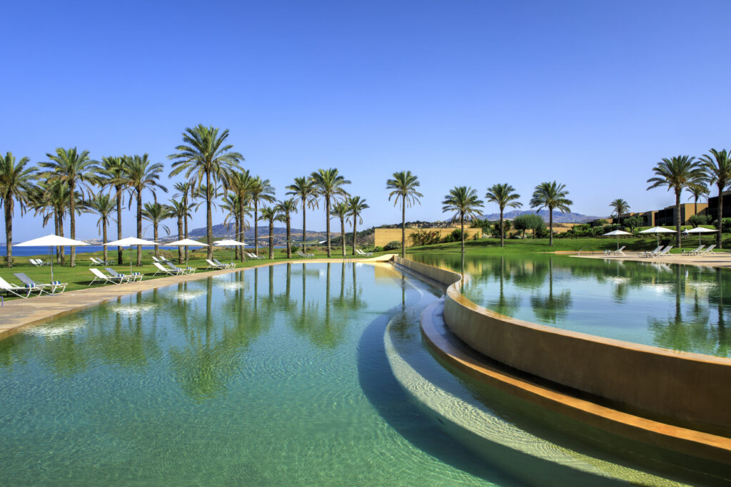 Swimming pool at Verdura Resort in Sicily