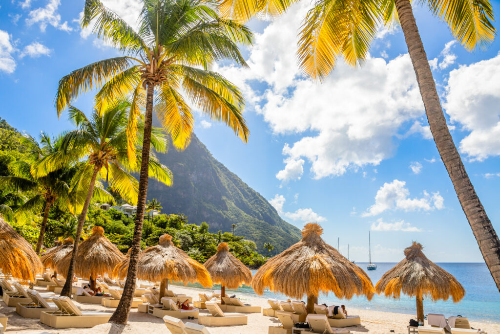 Sugar Beach in St. Lucia