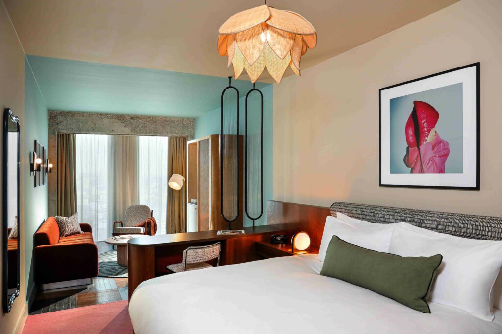 The Hoxton Brussels bedroom